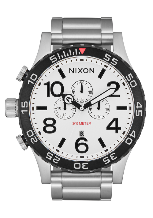 51-30 Chrono - Silver / White Lume