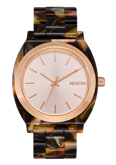 Time Teller Acetate - Rose Gold / Pink Tortoise