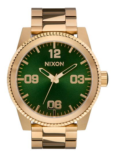 Corporal Stainless Steel - All Gold / Green Sunray