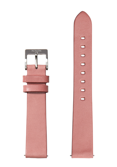 16mm Veg Tanned Leather Band - Dusty Rose